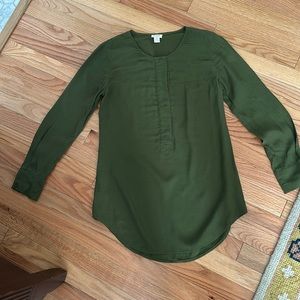 Green J. Crew top